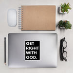 Get Right Stickers (Black)