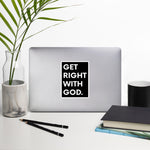 Get Right Stickers (Black)