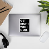 Get Right Stickers (Black)