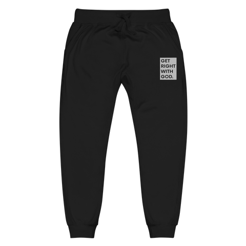 Unisex fleece sweatpants