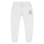 Unisex fleece sweatpants